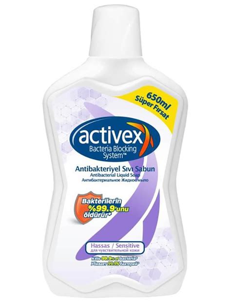 activex sıvı sabun 650 ml fiyatı